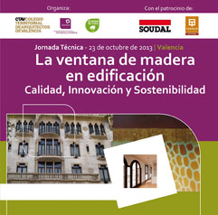 ASOMA celebra mañana en Valencia la jornada técnica «La Ventana de Madera en Edificación»