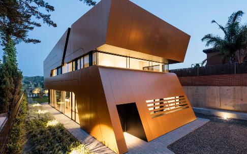 Una casa sostenible de singular diseño