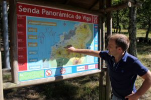 Los montes integrantes de A Mancomunidade de Montes de Vigo ocupan una extensión de 1.562,09 ha.