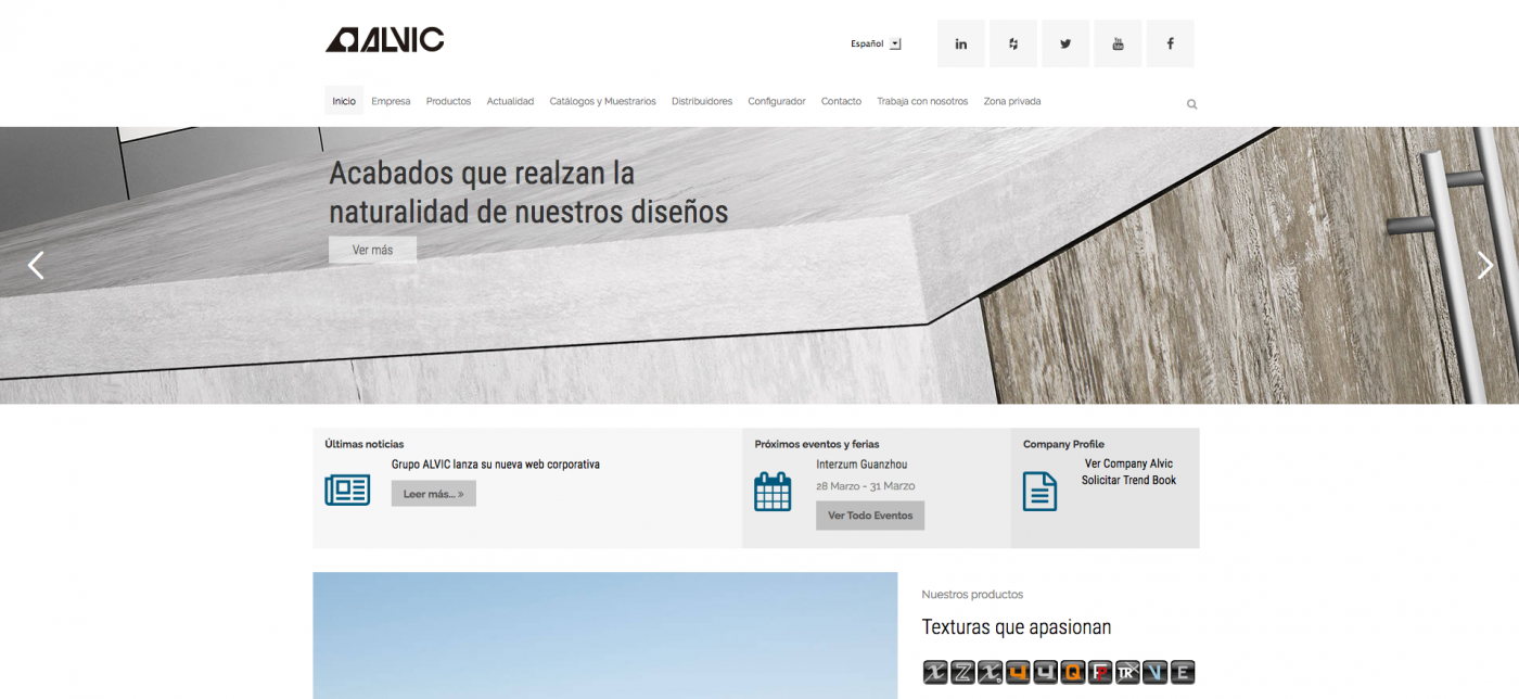Grupo ALVIC presenta su nueva web corporativa