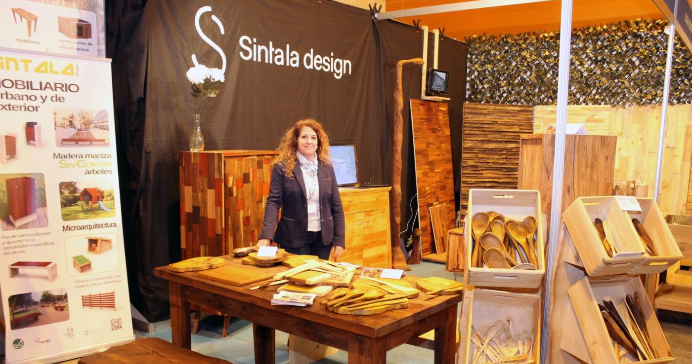 SINTALA DESIGN exhibió en la imm de Colonia productos fabricados con MADERA JUSTA