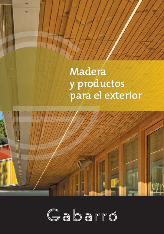 GABARRO presenta su nuevo Catálogo de Madera y Productos para el Exterior 2018