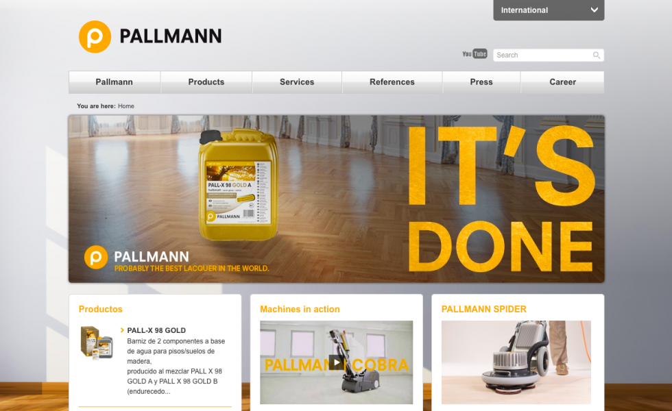 PALLMANN lanza su nueva página web en castellano