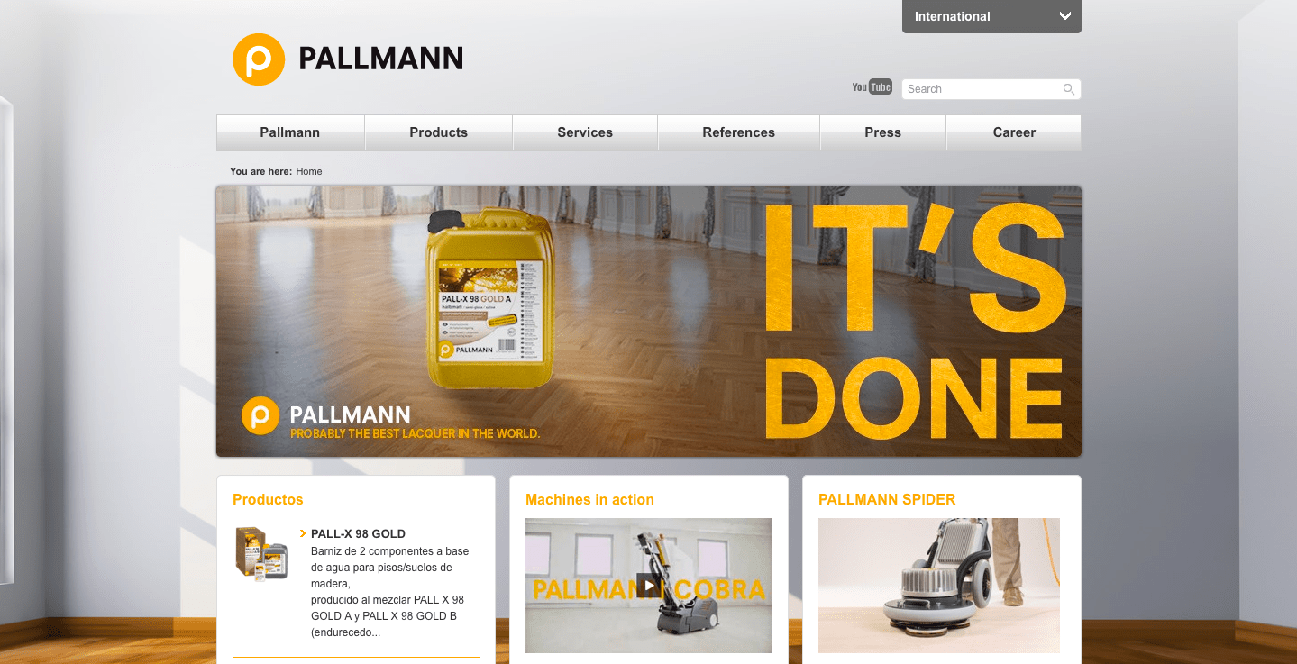 PALLMANN lanza su nueva página web en castellano