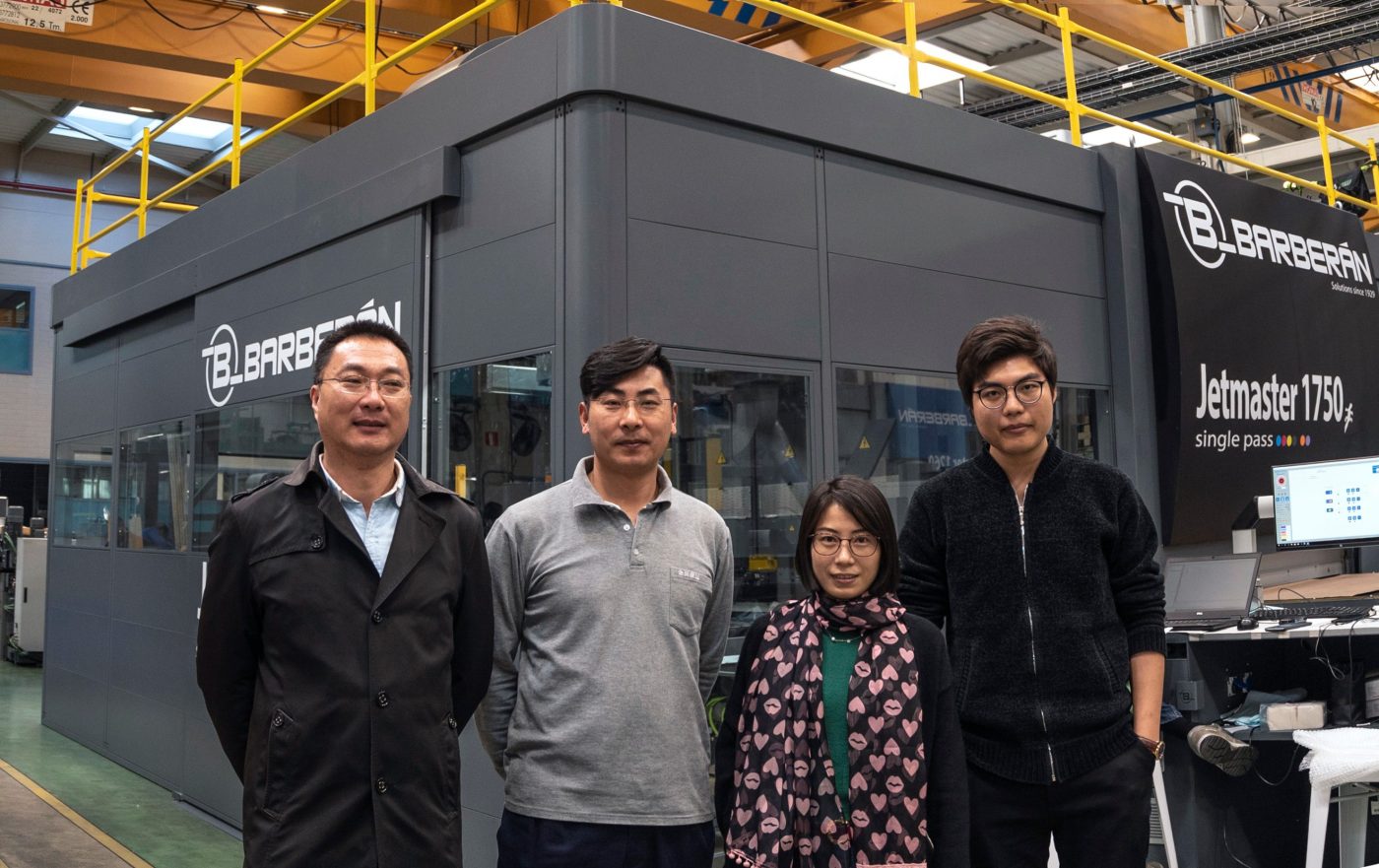 BARBERÁN instalará la primera impresora digital Jetmaster en China