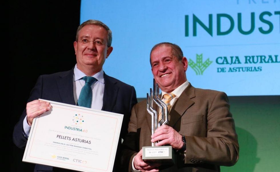 PELLETS ASTURIAS recibe el premio Industria 4.0
