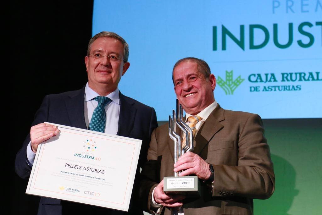 PELLETS ASTURIAS recibe el premio Industria 4.0