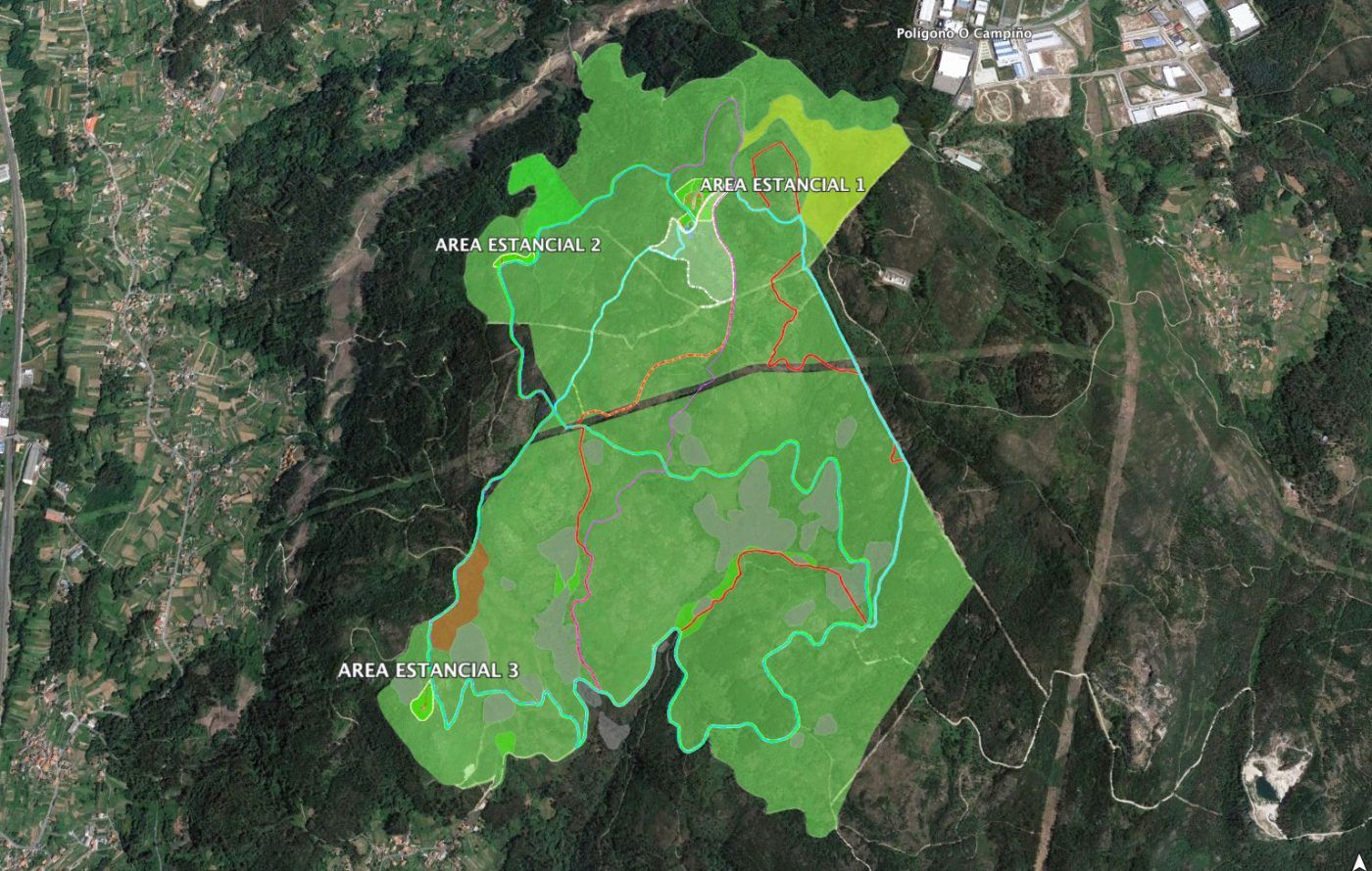 Un parque forestal para poner en valor los árboles del monte gallego