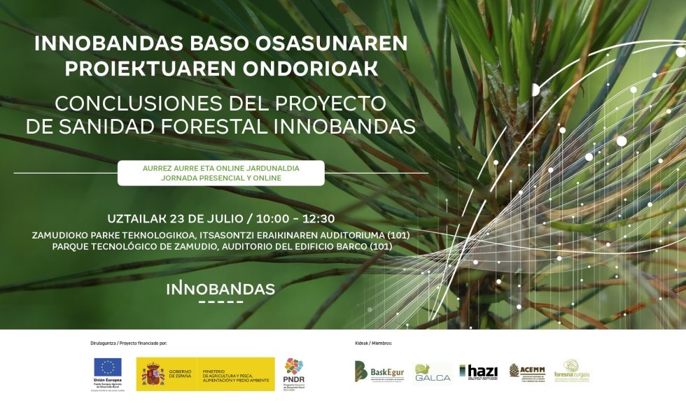 Jornada de presentación de conclusiones del proyecto de sanidad forestal INNOBANDAS
