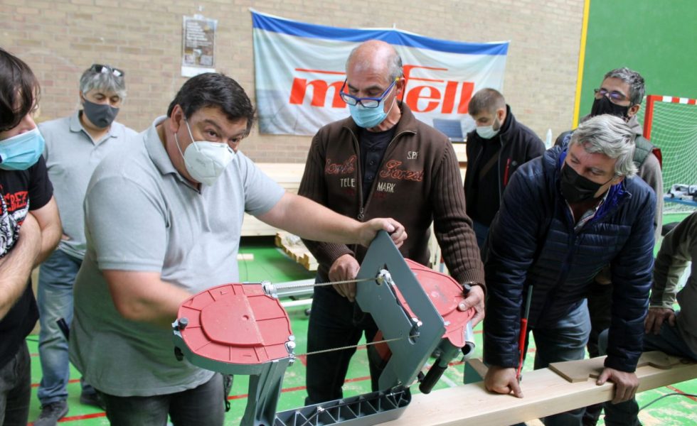 MAESMA exhibe las máquinas de MAFELL en el primer curso de CESEFOR sobre entramado ligero de madera