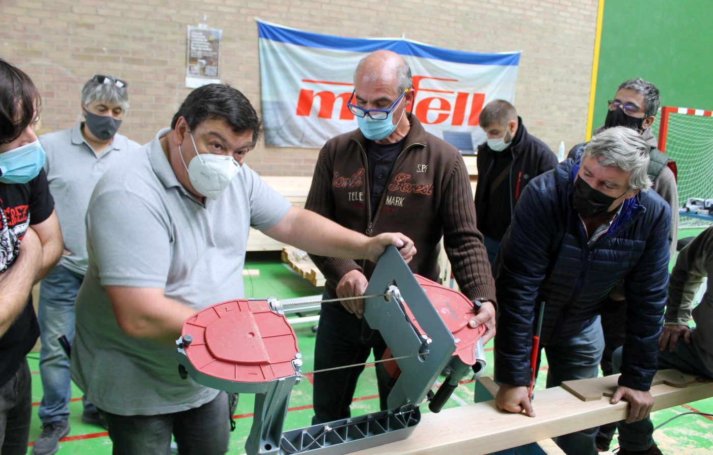 MAESMA exhibe las máquinas de MAFELL en el primer curso de CESEFOR sobre entramado ligero de madera