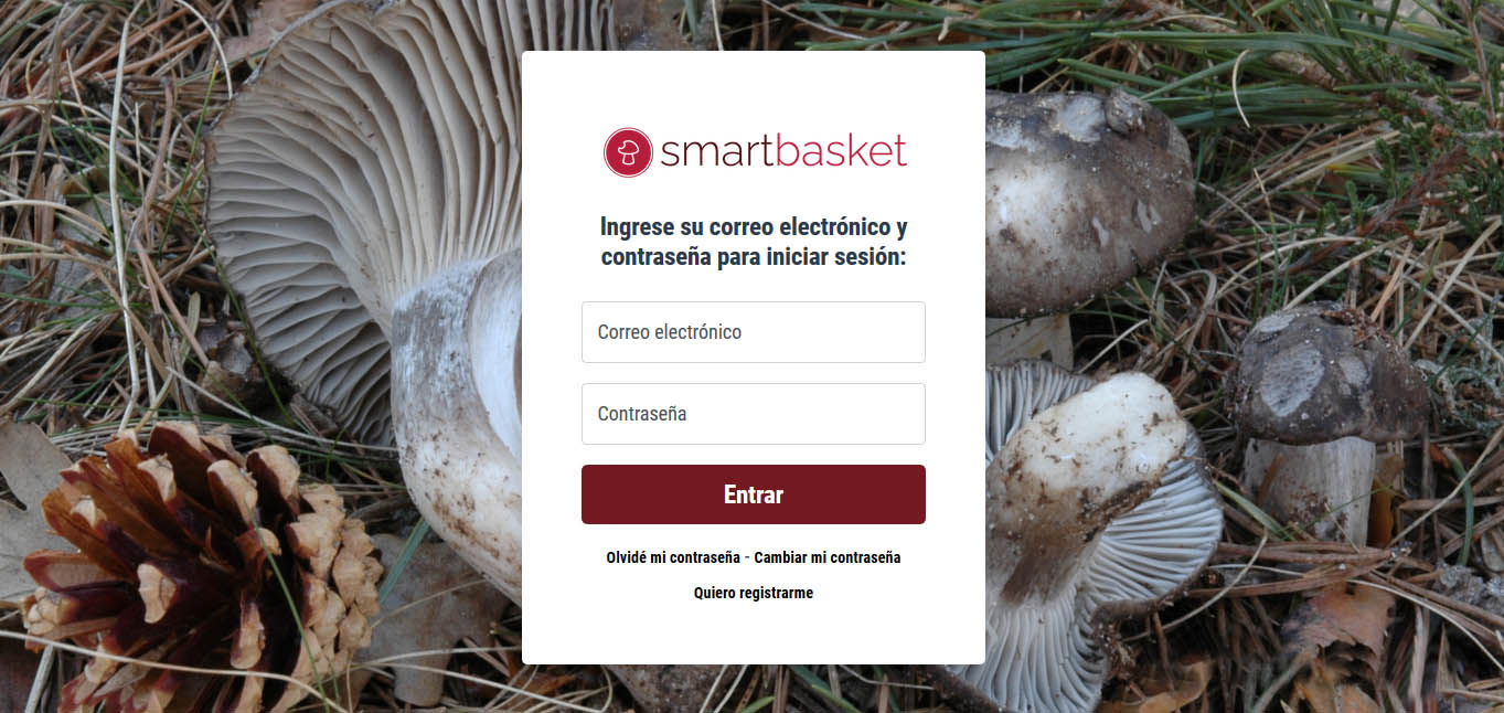 La aplicación smartbasket convierte el teléfono móvil del recolector de setas en una cesta inteligente