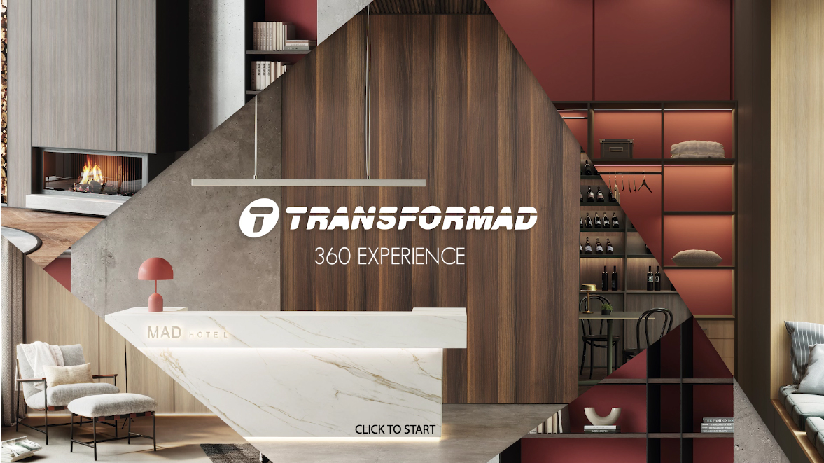 TRANSFORMAD presenta su Stand Virtual para conocer las superficies Hi-Tech Tmatt y Crystal