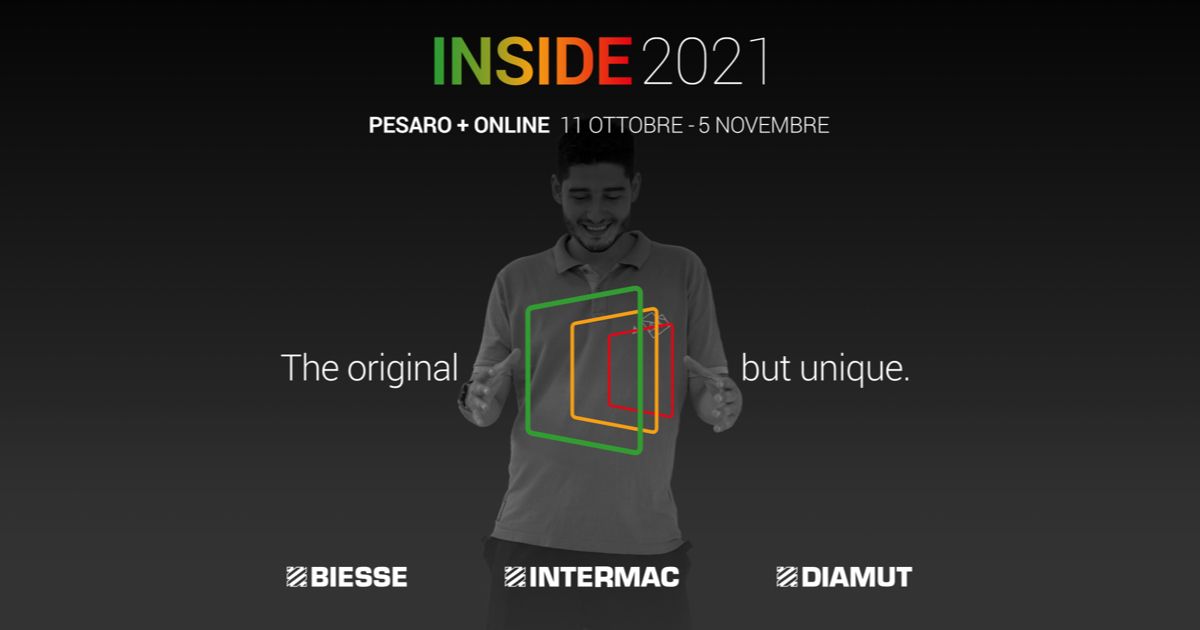 Inside 2021, la cita de BIESSE Group sobre innovación tecnológica de Biesse, Intermac y Diamut