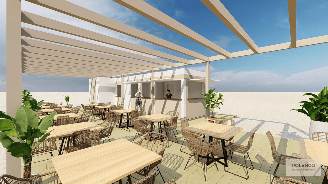 POLANCO gana el concurso de diseño y construcción de un chiringuito en la Playa de Aro