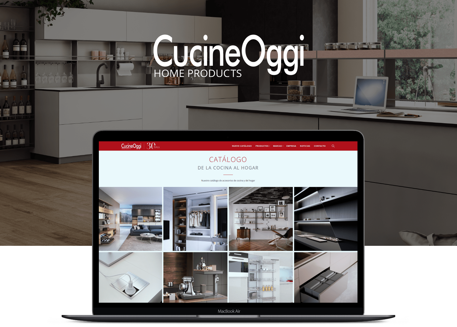 La web de CUCINE OGGI, “ahora + pensada para ti”