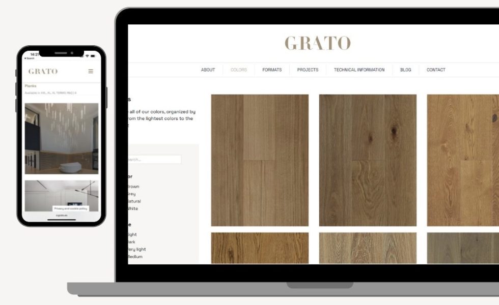 Nuevo sitio web de GRATO