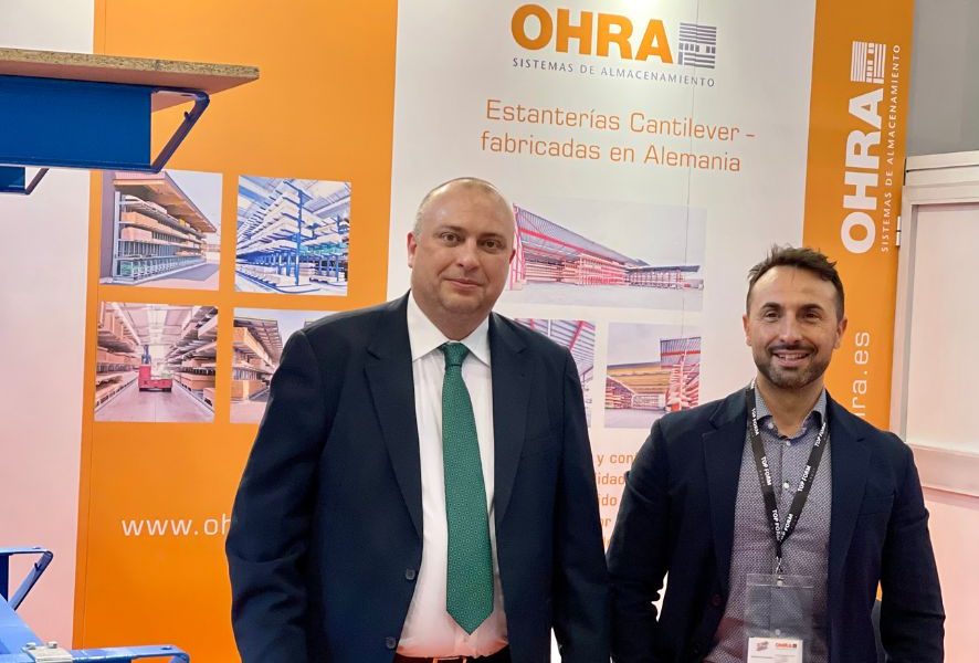 OHRA exhibió en Maderalia sus robustas estanterías cantiléver