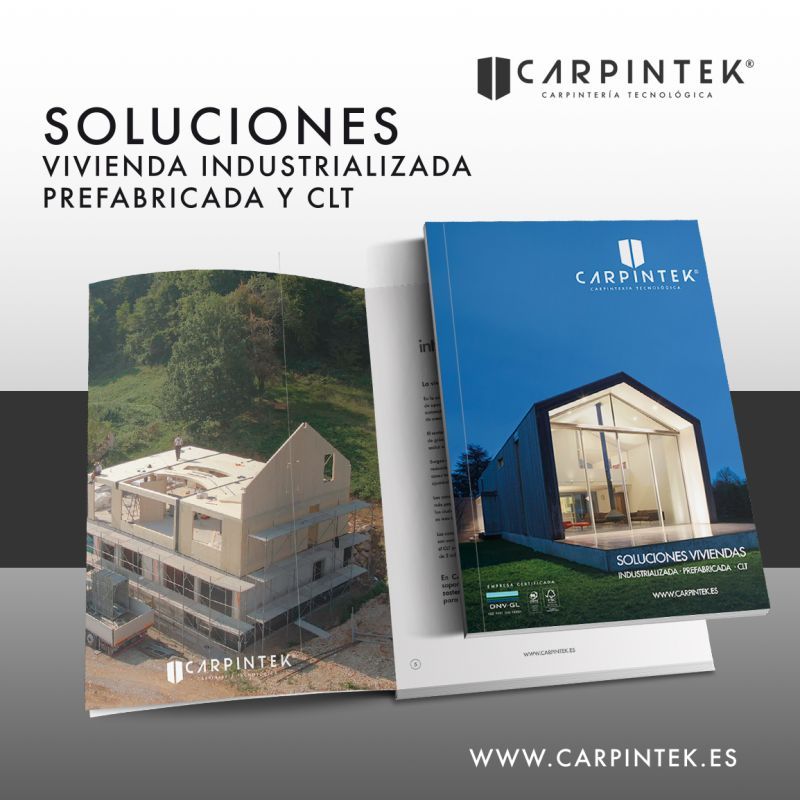 CARPINTEK edita un dossier de “Soluciones para Vivienda Industrializada, Prefabricada y CLT”