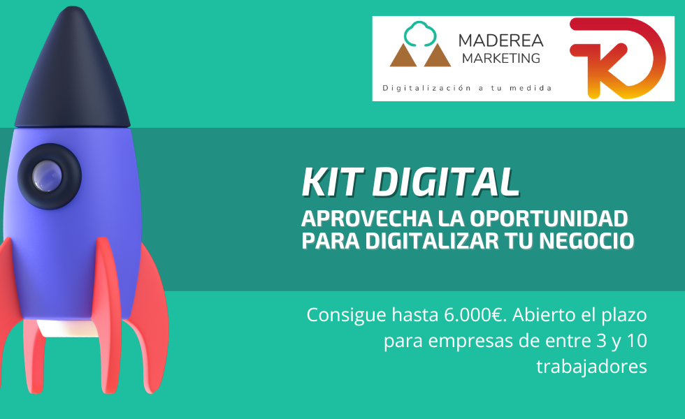Solicita hasta 6.000 euros para digitalizar tu empresa