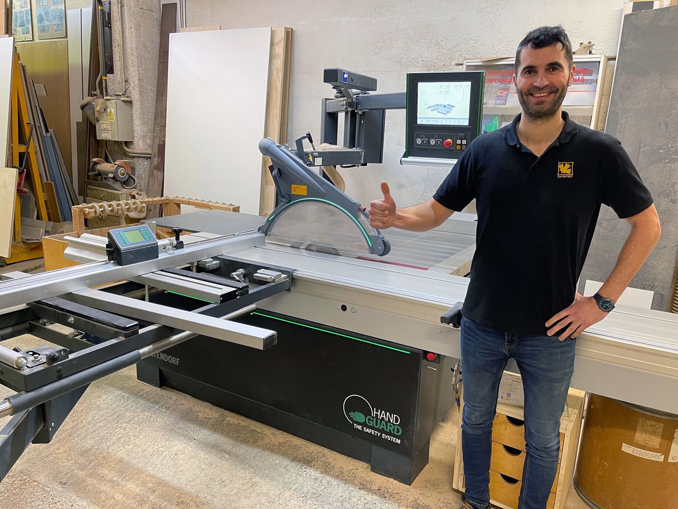 ZURIARRAIN adquiere la primera ALTENDORF con sistema “Hand Guard” en el País Vasco