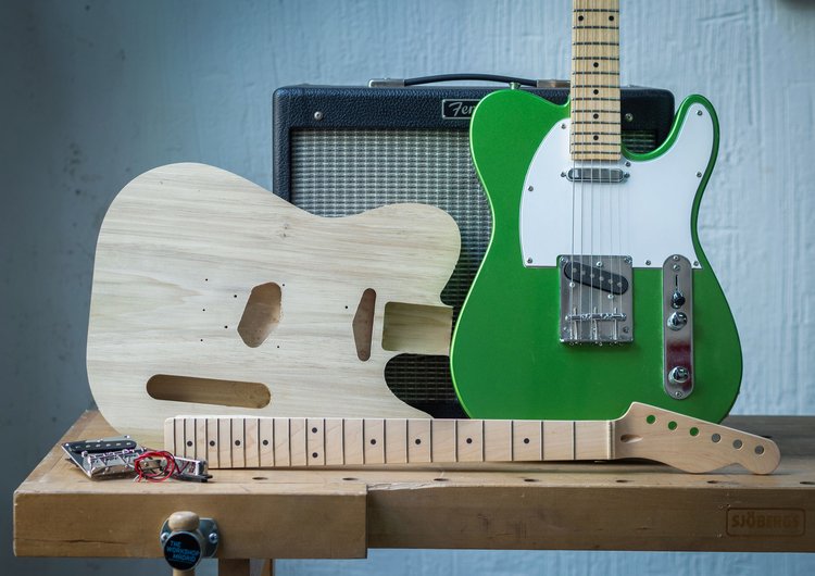 Aprende a crear tu propia guitarra eléctrica de madera