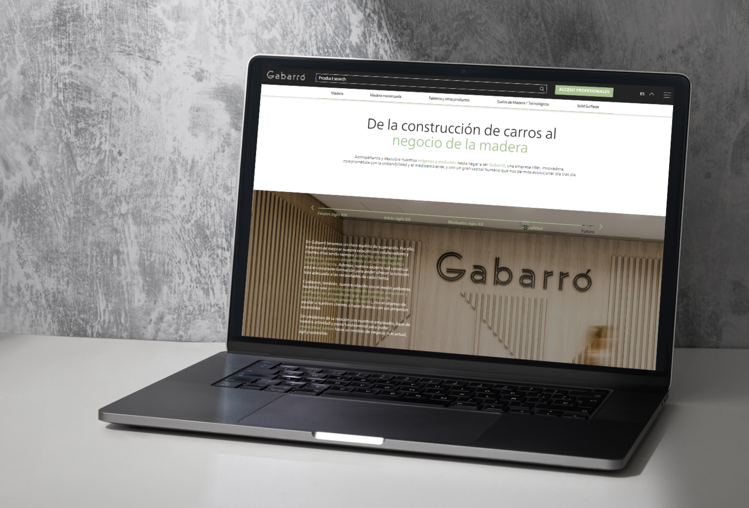 GABARRÓ renueva su página web, apostando por un diseño más moderno e intuitivo