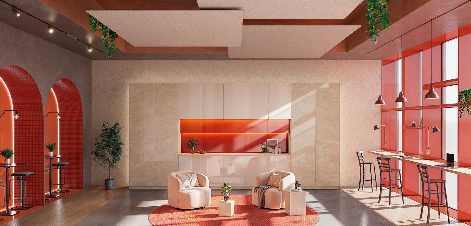 Gemstone y Coral, by TRANSFORMAD: Fusionando Elegancia en el Diseño Interior 