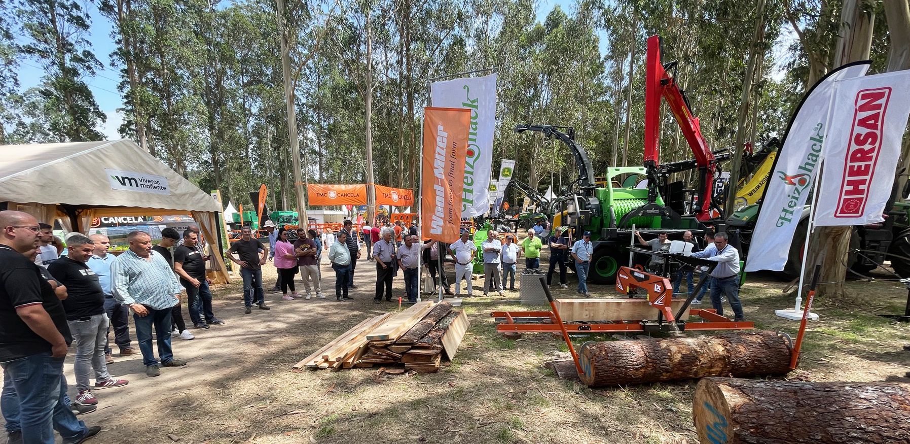 HERSAN impulsa WOOD-MIZER en el mercado gallego