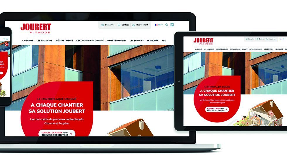 JOUBERT Plywood lanza su nuevo sitio web