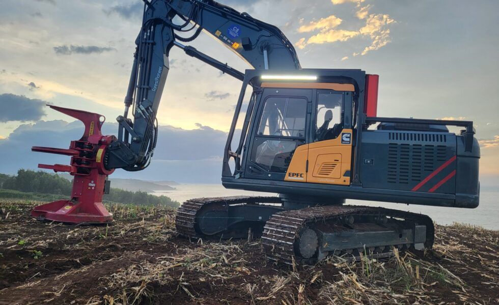 Nuevo segmento de taladora-procesadora FOREST PIONEER, fabricado en Galicia