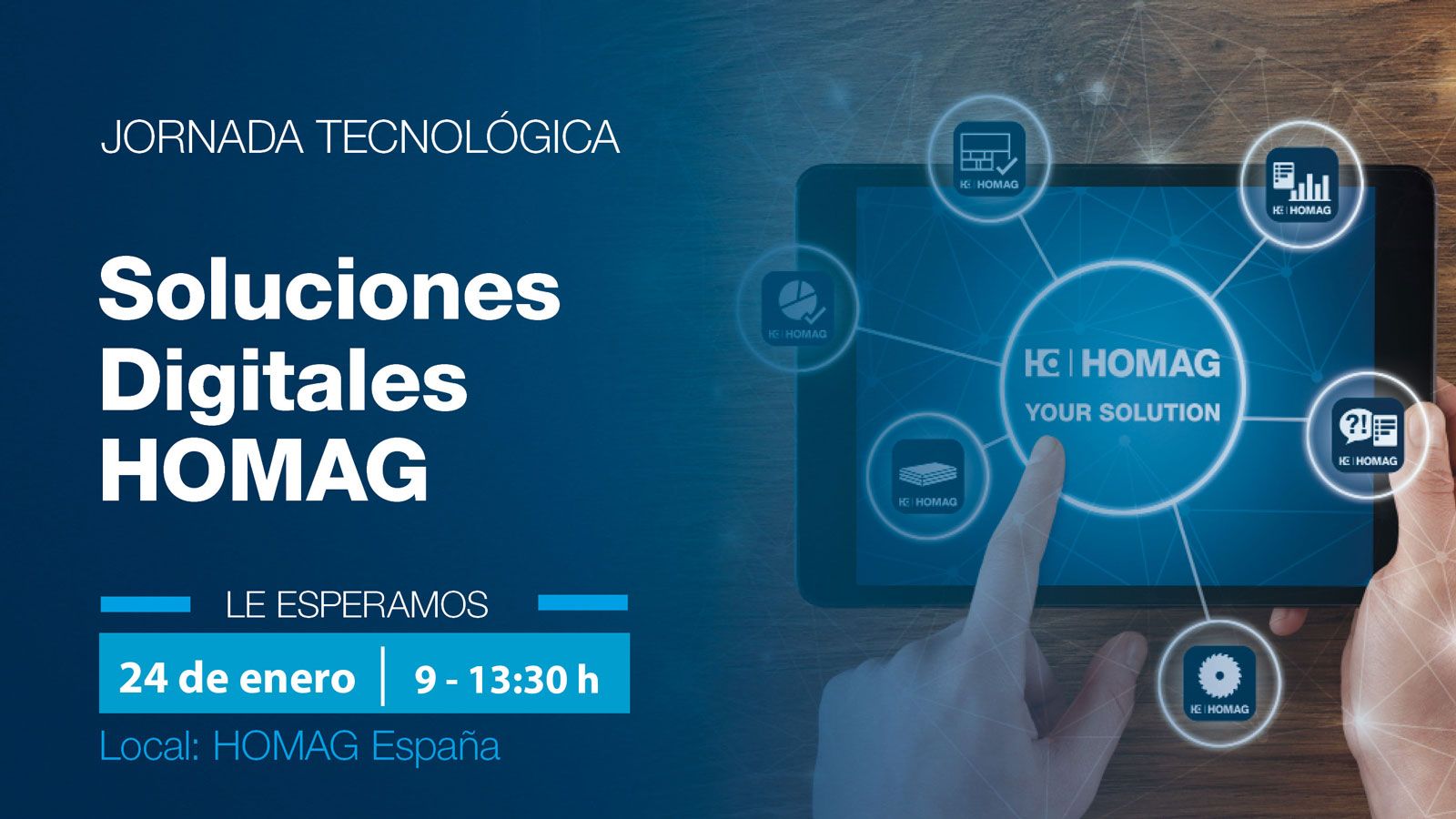 HOMAG convoca una jornada tecnológica sobre sus Soluciones Digitales