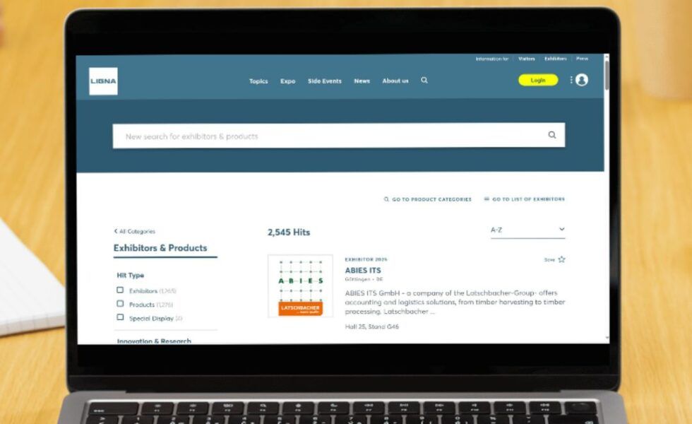 Ya está activa la búsqueda de expositores y productos para LIGNA25