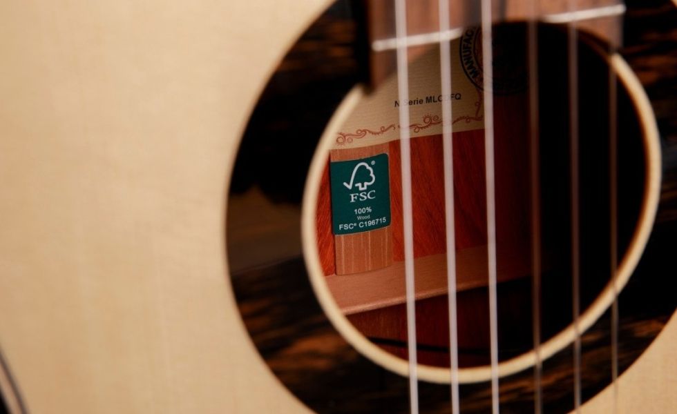 ALHAMBRA Guitarras crea Green Sustain, instrumentos musicales con madera certificada FSC