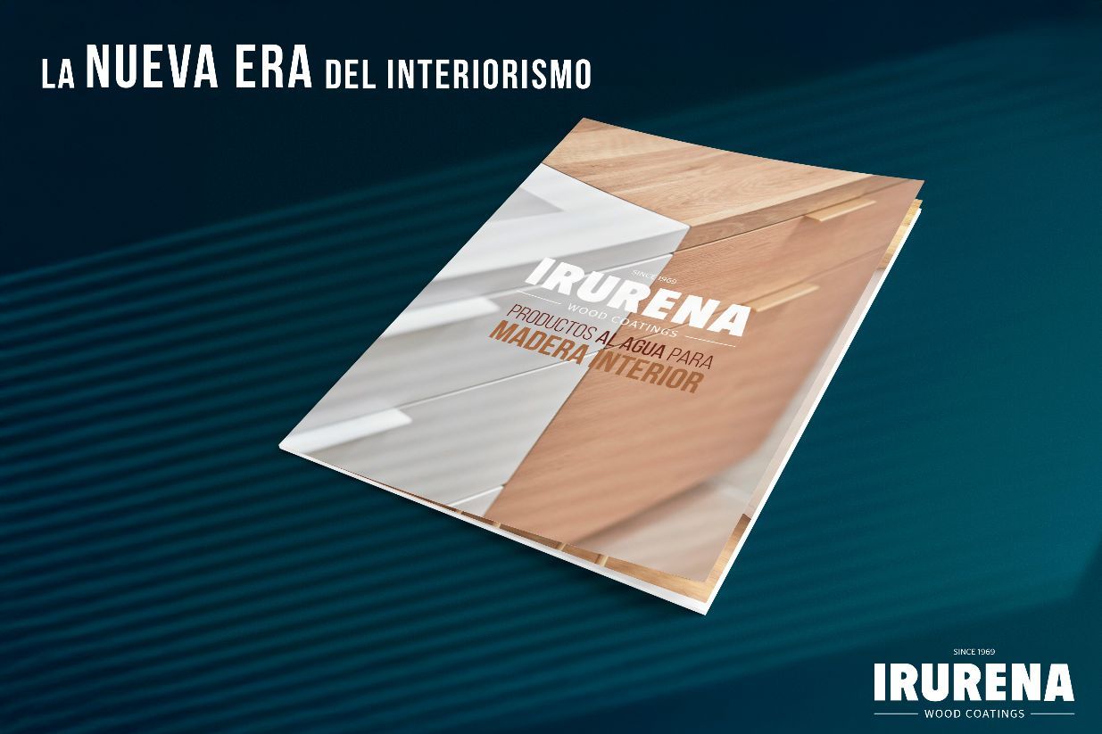 Nuevo Catálogo de productos al agua para madera interior de IRURENA