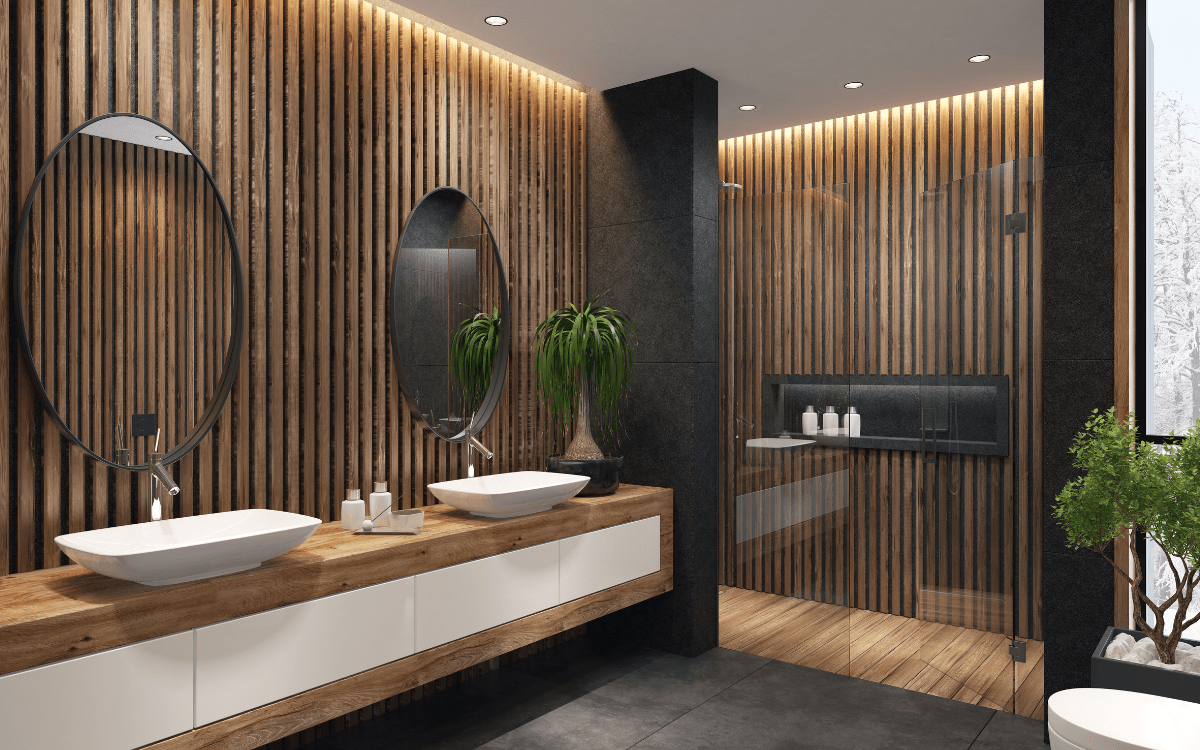 Tendencia de decoración del cuarto de baño