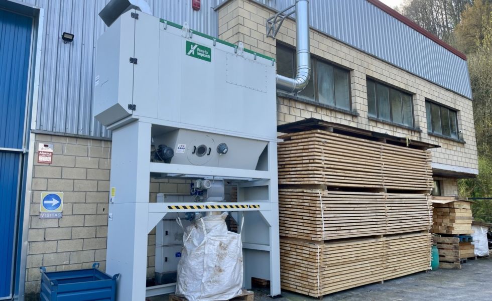 MAESMA instala en BETELU un equipo de aspiración MOBIL PJ VCL 700 Atex de VENETA IMPIANTI