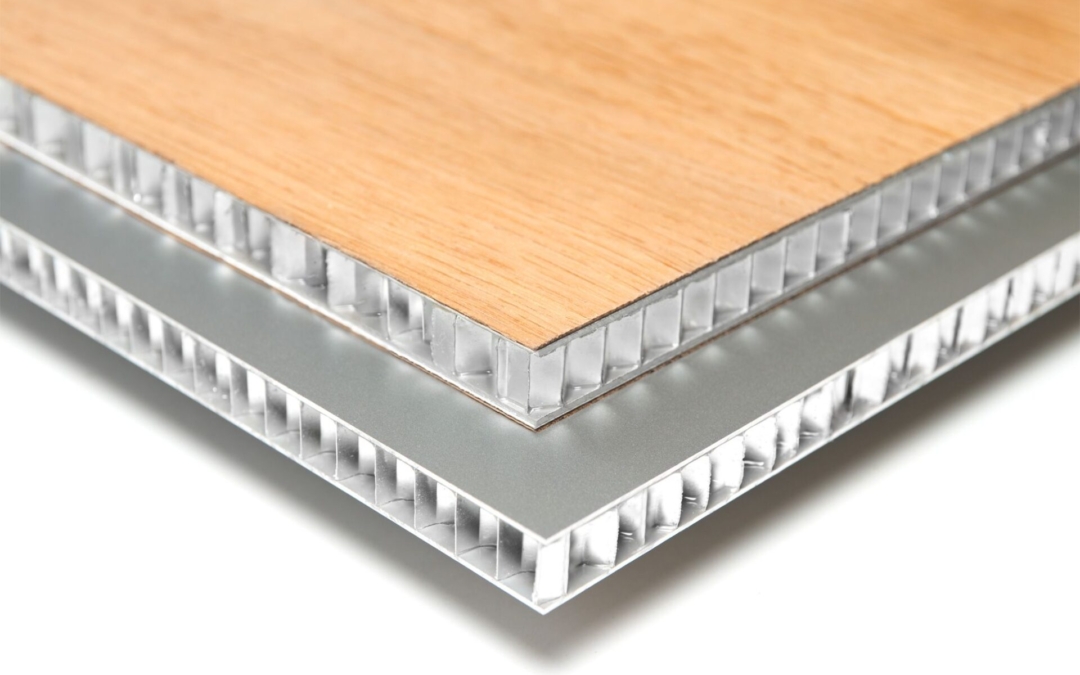 Losán PANAL – Panel de aluminio revestido con chapas de madera