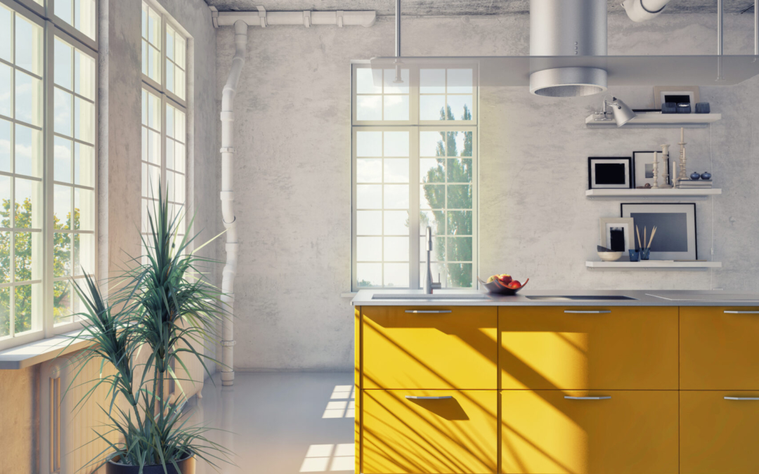 View of elegant kitchen