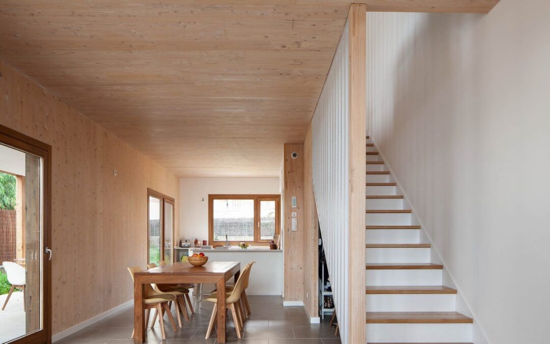 casa madera CLT House Habitat Vilanova i la Geltru (Barcelona)